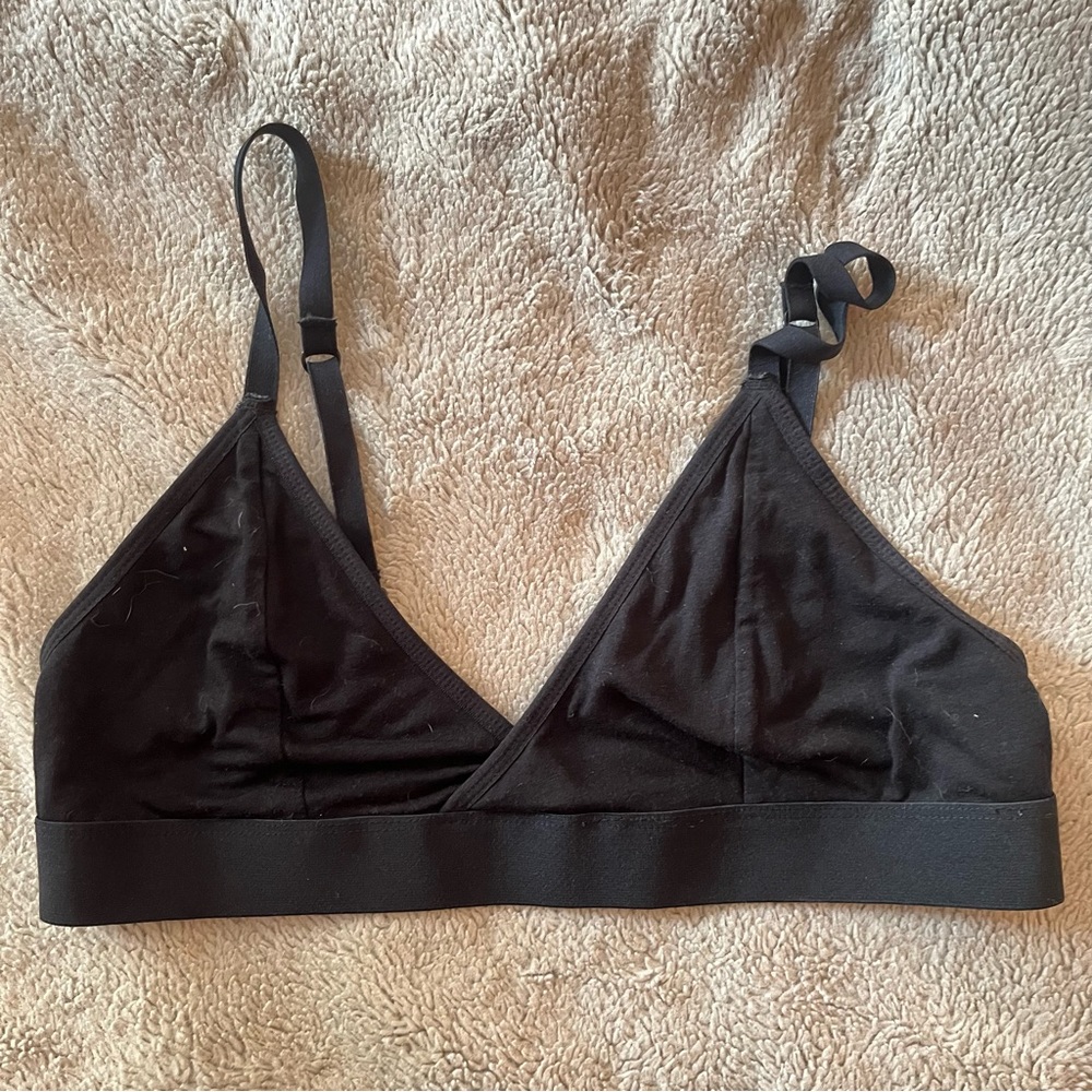 Richer Poorer Black Bralette, xl